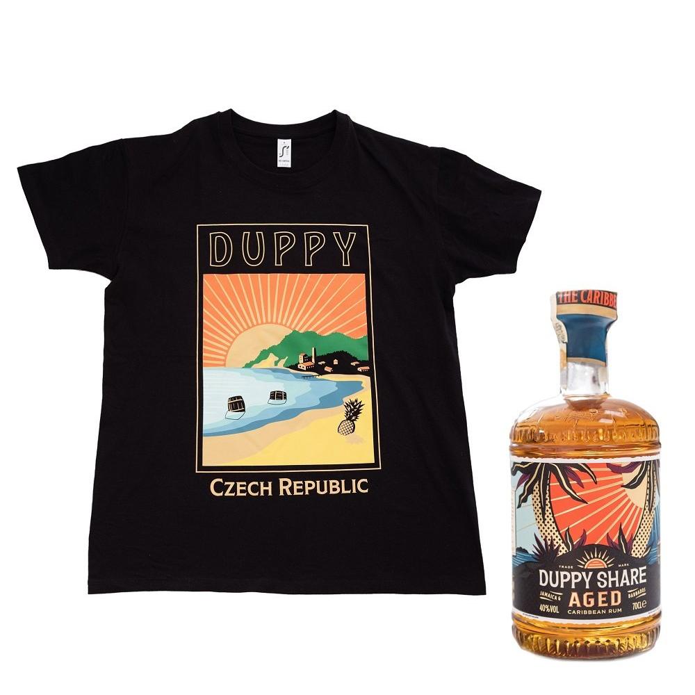 Duppy Share + Tričko S 0,7l 40%