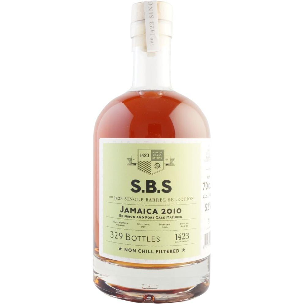 S.B.S Jamaica 10y 2010 0,7l 52% / Rok lahvování 2020